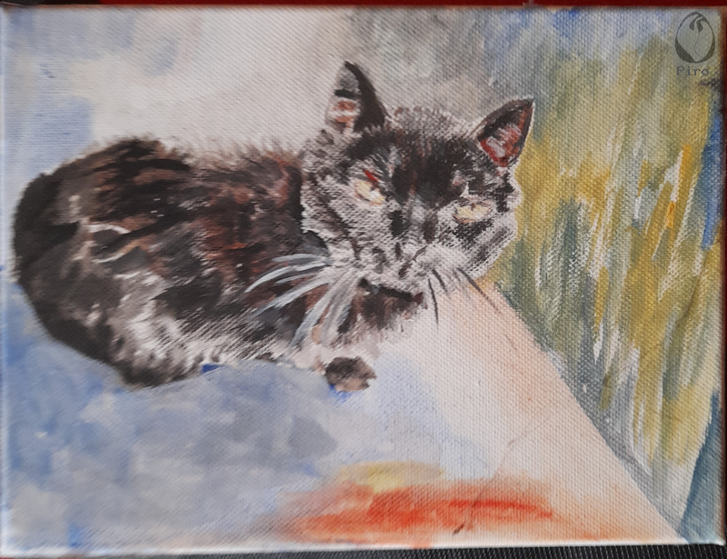oil on canvas - olio su tela di Piro
